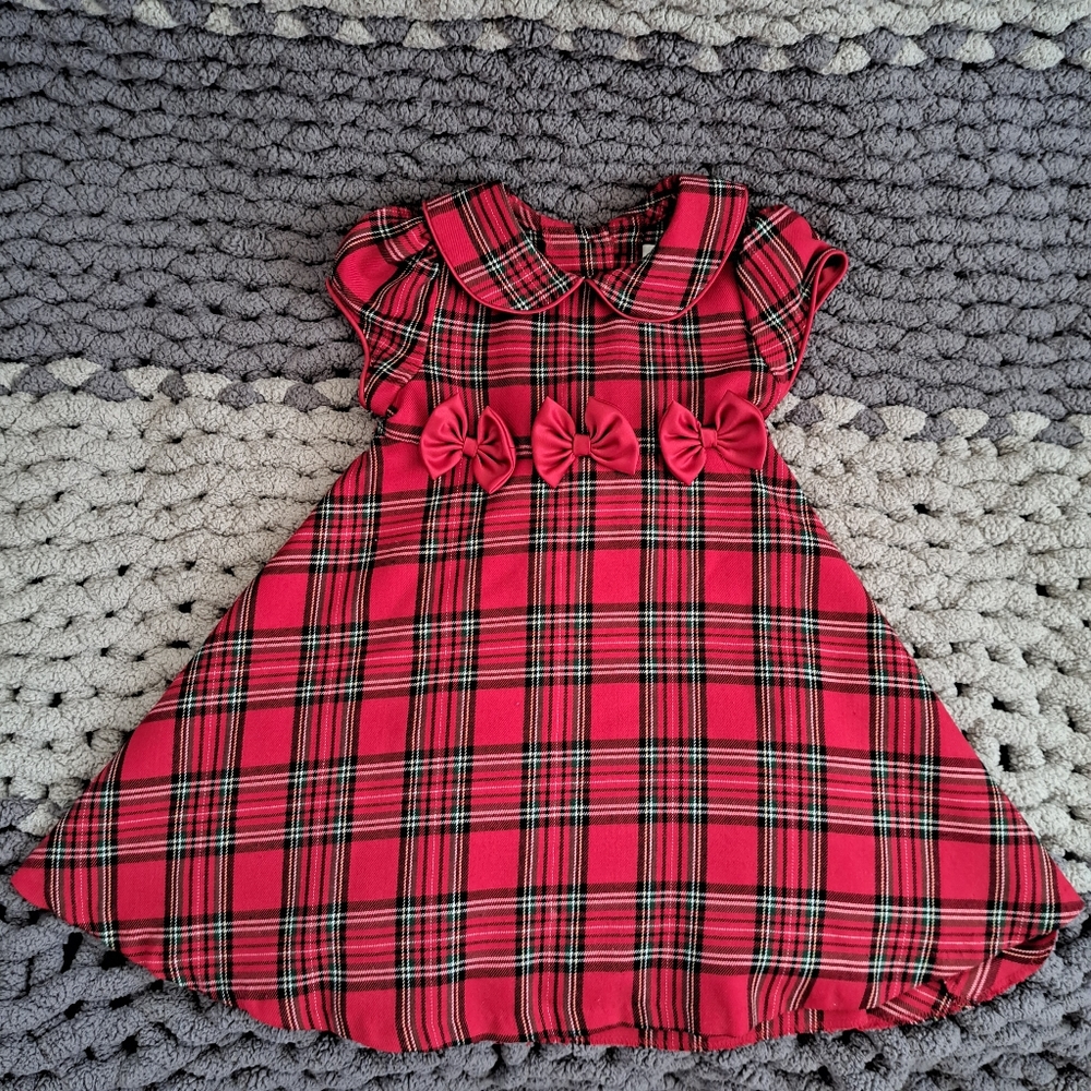 Rare Editions red dress, 3T